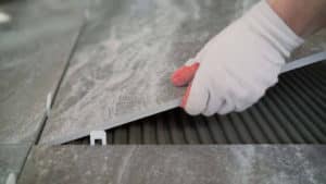 Tile installation process