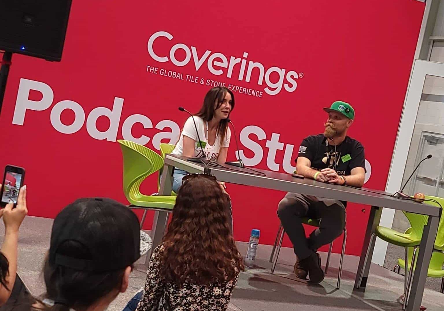 Luke Interviewing Fellow Tile Contractors at Coverings Luke Interviewing Fellow Tile Contractors at Coverings